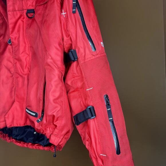 Icon Motorcycle Patrol jacket Red Medium - Picture 6 of 14